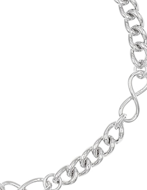 Brazalete Silvex Spa de plata P 925 con acabado baño rodio