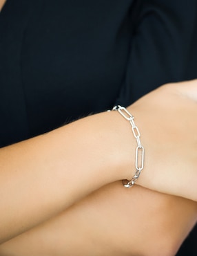 Brazalete Silvex Spa de plata P 925 con acabado baño rodio