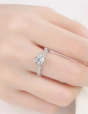 Anillo de compromiso Clepsidra