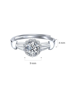 Anillo de compromiso Clepsidra