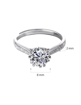 Anillo de compromiso Clepsidra