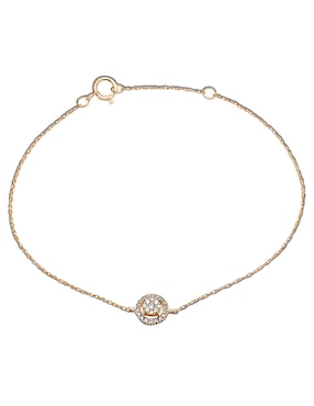 Pulsera Jayda de oro 14 K con acabado brillante