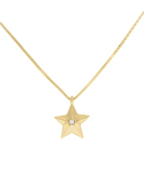 Colgante Y Dije De Estrella Fianelli Sara De Oro 14 K Diamante