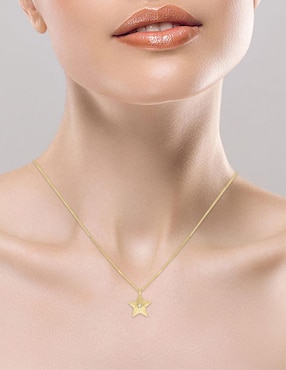 Colgante Y Dije de estrella Fianelli sara de oro 14 K