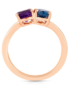 Anillo Stackis Generic 14 k de oro amatista pulido