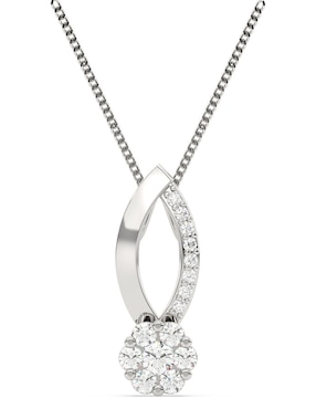 Collar Stackis Mimi Sky de oro blanco 14 K