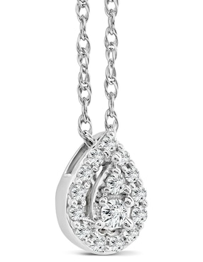Collar Stackis Mimi Sky de oro blanco 14 K