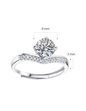 Anillo de compromiso Clepsidra