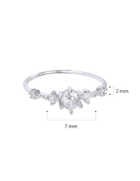Anillo de compromiso Clepsidra