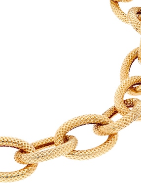 Collar ovalado Unoaerre de oro 14 K