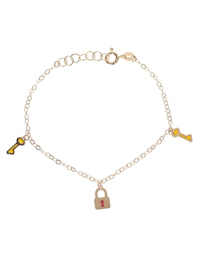 Pulsera Unoaerre de oro amarillo 14 k