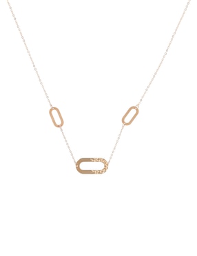 Collar Unoaerre de oro 14 K