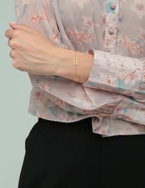 Pulsera Unoaerre de oro 14 K con acabado brillante