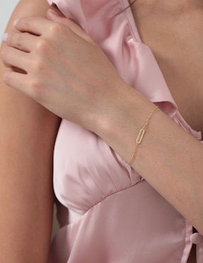 Pulsera Unoaerre de oro 14 K con acabado brillante