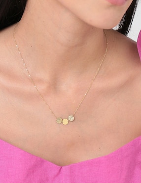 Collar Unoaerre de oro 14 K