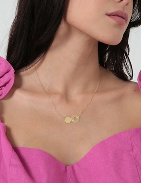 Collar Unoaerre de oro 14 K