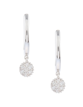 Huggies Riccardo Orsato de oro 14 k con acabado brillante diamante