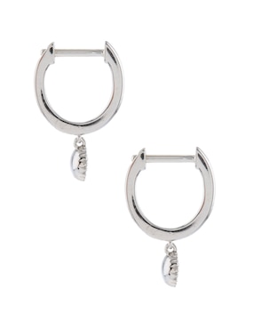 Huggies Riccardo Orsato de oro 14 k con acabado brillante diamante