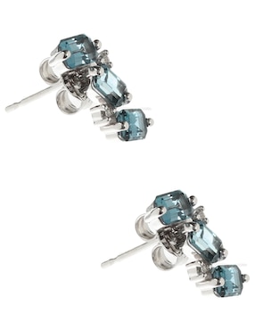 Aretes Riccardo Orsato con acabado brillante fantasía