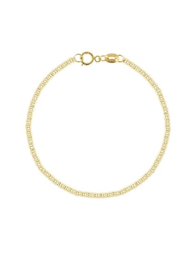 Pulsera Abba Joyas De Oro 10 K Con Acabado Pavé