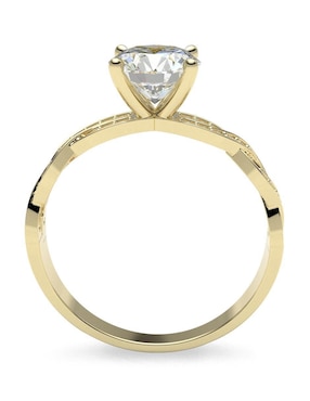 Anillo de compromiso de oro 14 k Amelie Joyas