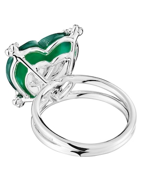 Anillo de corazón Tous Color Pills P 925 de plata calcedonia brillante
