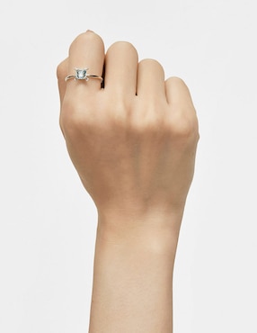 Anillo cuadrado Tous Color Pills P 925 de plata topacio brillante