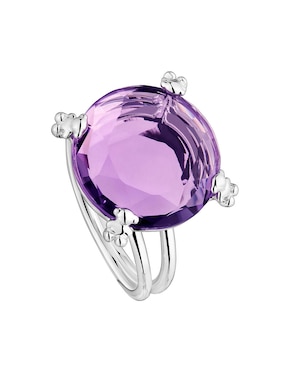 Anillo Tous Color Pills P 925 de plata amatista brillante