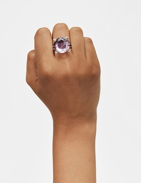 Anillo Tous Color Pills P 925 de plata amatista brillante