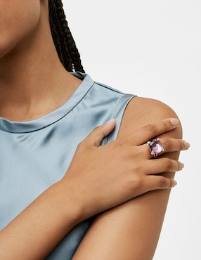 Anillo Tous Color Pills P 925 de plata amatista brillante
