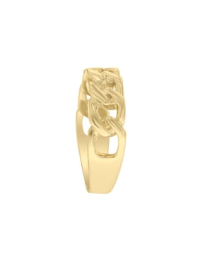 Anillo de cadena Fianelli 14 k de oro amarillo brillante