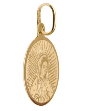Medalla de virgen de guadalupe Dinasti de oro 14 K