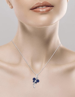 Colgante Y Dije de libélula Fascinare de oro blanco 14 K