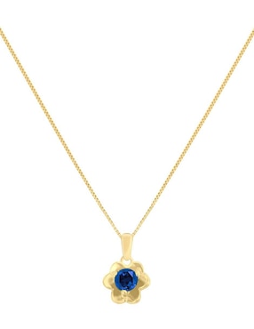 Colgante Y Dije redondo Fascinare fleur de oro 14 K