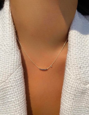 Collar Meira T de oro amarillo 14 K