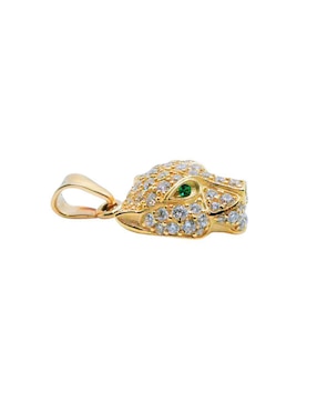 Dije de jaguar Crixus Joyeria de oro amarillo 10 K