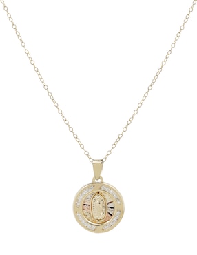 Collar D Cadena de oro 14 K