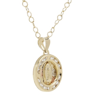 Collar D Cadena de oro 14 K