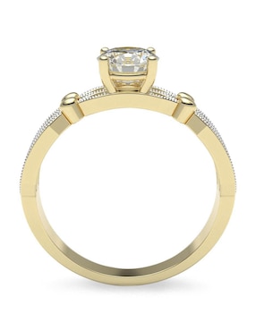 Anillo de compromiso de oro 14 k Amelie Joyas