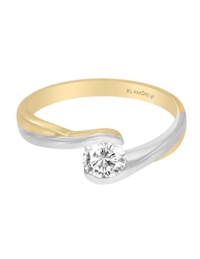 Solitario De Oro 14 K Klamore Diamante