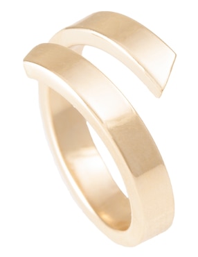 Anillo Sini 14 k de oro brillante