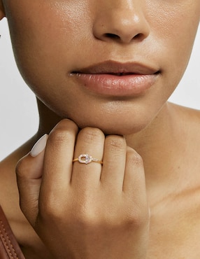 Anillo Tous Manifesto 18 k de oro amatista brillante