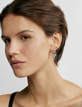 Aretes Tous Manifesto de plata P 925 con acabado espejo