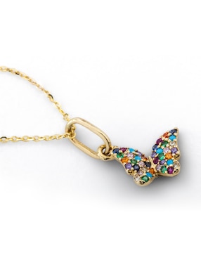 Collar de mariposa Argo Joyeros de oro 14 K