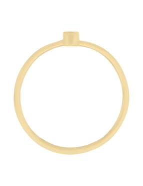 Anillo Fascinare New Day 14 k de oro rubí pulido