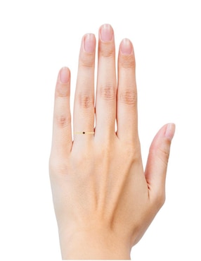 Anillo Fascinare New Day 14 k de oro rubí pulido