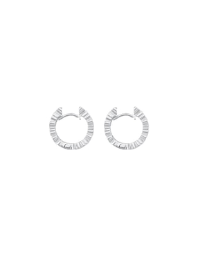 Aretes redondos Tous Puppies de plata P 925 con acabado brillante