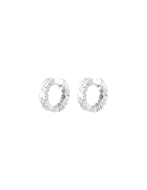 Aretes redondos Tous Puppies de plata P 925 con acabado brillante