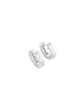 Aretes redondos Tous Puppies de plata P 925 con acabado brillante