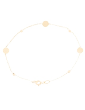 Pulsera Sini de oro 14 k con acabado brillante